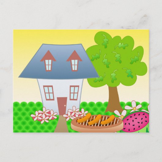 Cottage - Summer Briefkaart (Voorkant)