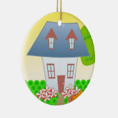 Cottage - Summer Keramisch Ornament (Rechts)