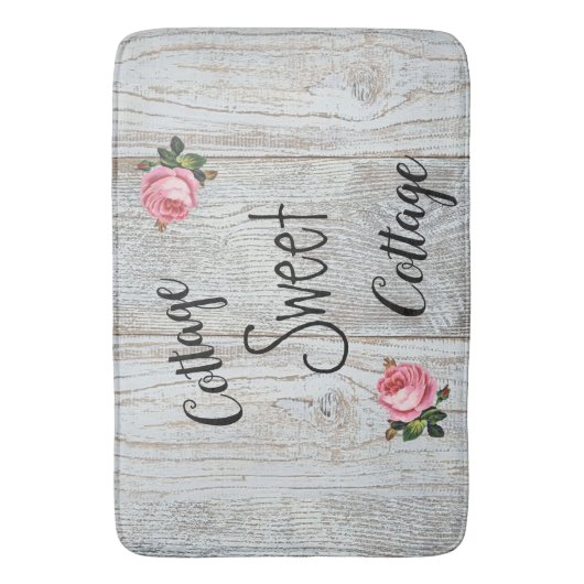 Cottage Sweet Cottage Badmat (Voorkant Verticaal)