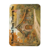  Cottage Thanksgiving Dag Flexibele magneet (Verticaal)