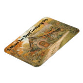  Cottage Thanksgiving Dag Flexibele magneet (Linkerzijde)