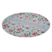 Cottage tuin bloemen gepersonaliseerd snijplank (Hoek)