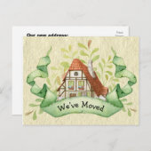  Cottage verandering van adres Aankondigingskaart (Voorkant / Achterkant)
