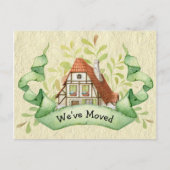  Cottage verandering van adres Aankondigingskaart (Voorkant)