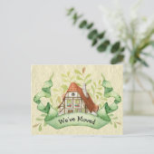  Cottage verandering van adres Aankondigingskaart (Staand voorkant)
