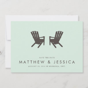 Cottage Wedding Save the Date // 5 x 7 Invitation