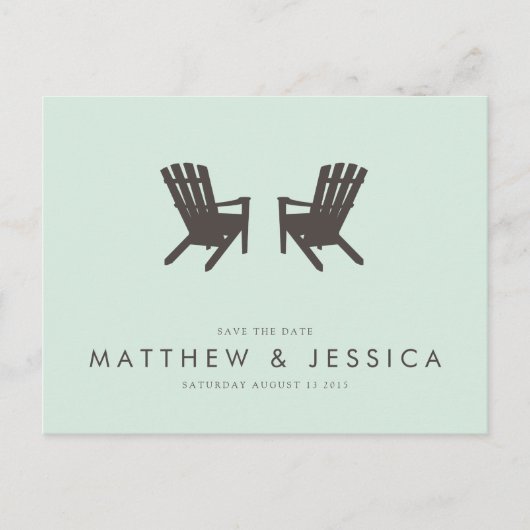 Cottage Wedding Save the Date // Briefkaart (Voorkant)