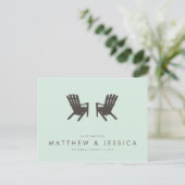 Cottage Wedding Save the Date // Briefkaart (Staand voorkant)