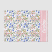 Cottage Wilde Bloem Cadeaupresentatie Tissuepapier (Voorkant)