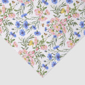 Cottage Wilde Bloem Cadeaupresentatie Tissuepapier (Detail)