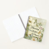 Cottage Wildflower Bloeiende Bullet Planner Notitieboek (Binnen)