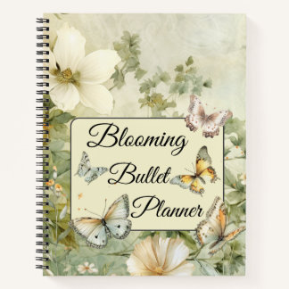  Cottage Wildflower Bloeiende Bullet Planner Notitieboek