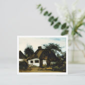 Cottage with Trees, Vincent van Gogh Briefkaart (Staand voorkant)