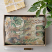Cottagecore Apothekersflessen Botanisch Tissuepapier (Geschenk)