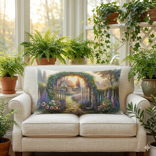 Cottagecore Betoverde Tuinpad Kussen
