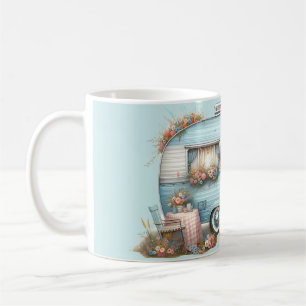 Cottagecore  Bloemen Camper Boho Accents Koffiemok