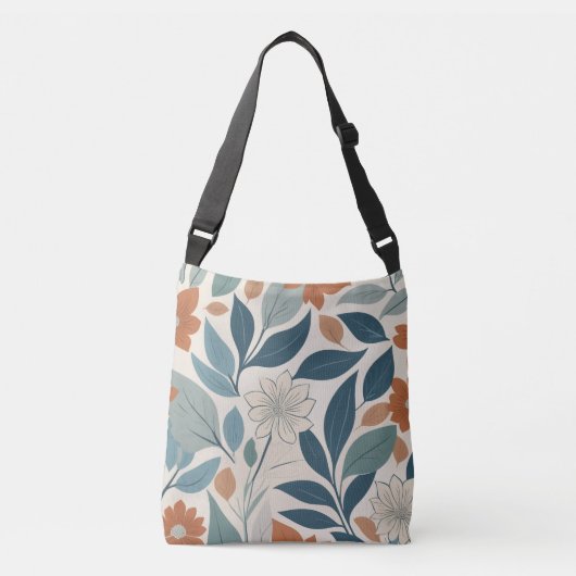 Cottagecore Bloemen Crossbody Tas (Voorkant)