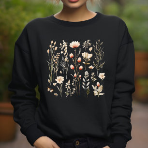 Cottagecore Bloemen en Vlinders Trui
