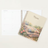 Cottagecore Bloemen Patchwork Dekbed Waterverf Planner (Display)