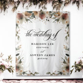 Cottagecore Bloemenbruiloft Fotocabine Achtergrond Wandkleed