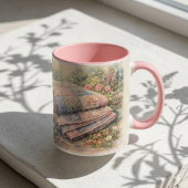 Cottagecore Bloemenpatchworkdeken Aquarel Mok