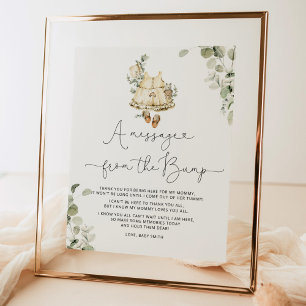 Cottagecore boho kinderkamer bericht van de bump poster