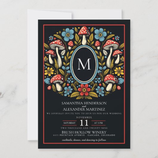 Cottagecore Bos Kaart (Voorkant)