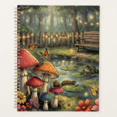 Cottagecore boslandschap planner (Voorkant)
