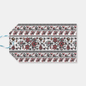 Cottagecore Botanische Bloemmotief Cadeaulabel (Achterkant Horizontaal)