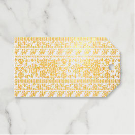 Cottagecore Botanische Bloemmotief Cadeaulabels
