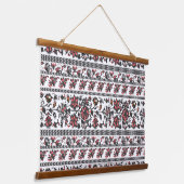 Cottagecore Botanische Bloemmotief Hangend Wandkleed (Gebogen)