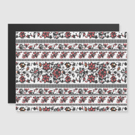 Cottagecore Botanische Bloemmotief Magnetische Uitnodiging