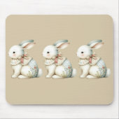 Cottagecore Bunny Charm Muismat (Voorkant)