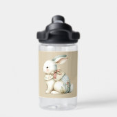 Cottagecore Bunny Charm Waterfles (Achterkant)