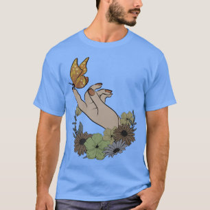 Cottagecore Butterfly Goth Fairycore Aesthetic T-shirt