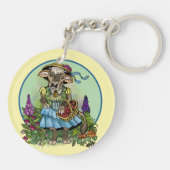 Cottagecore Cowgirl Sleutelhanger (Achterkant)