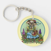 Cottagecore Cowgirl Sleutelhanger (Voorkant)