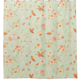 CottageCore Douchegordijn - een grillige touch