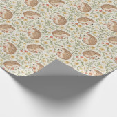 Cottagecore Egel Cadeaupapier (Hoek)