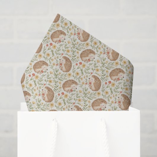 Cottagecore Egel Tissuepapier (Cadeauzakje)