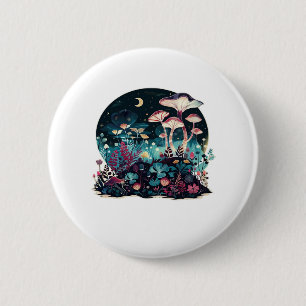 Cottagecore En Aesthetic Goblincore Paddenstoelenb Ronde Button 5,7 Cm