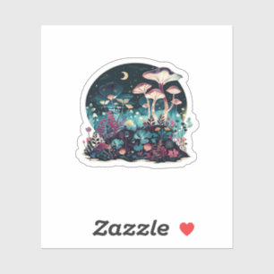 Cottagecore En Aesthetic Goblincore Paddenstoelenb Sticker