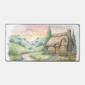 Cottagecore Engels Landschap Bureaumat (Voorkant)