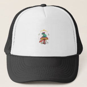Cottagecore Esthetiek Goblincore Kikker Tovenaar O Trucker Pet