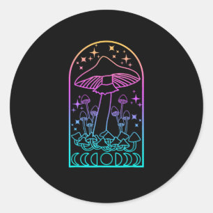 Cottagecore Esthetiek Goblincore Paddenstoel Acade Ronde Sticker