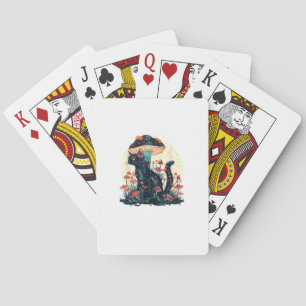 Cottagecore Esthetiek Goblincore Paddenstoel Fairy Pokerkaarten