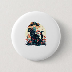 Cottagecore Esthetiek Goblincore Paddenstoel Fairy Ronde Button 5,7 Cm