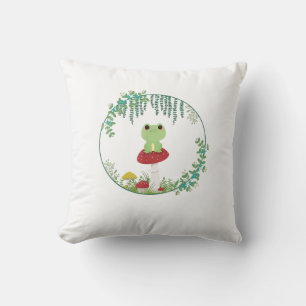 Cottagecore Esthetiek Kawaii Kikker Goblincore Sch Kussen