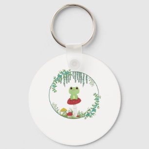 Cottagecore Esthetiek Kawaii Kikker Goblincore Sch Sleutelhanger