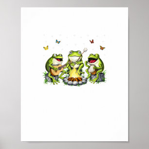 Cottagecore Esthetiek Kikkers Kamperen Bos Goblin Poster